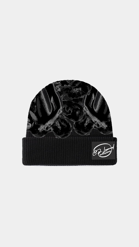 (Pre Order) Black Graph Beanie