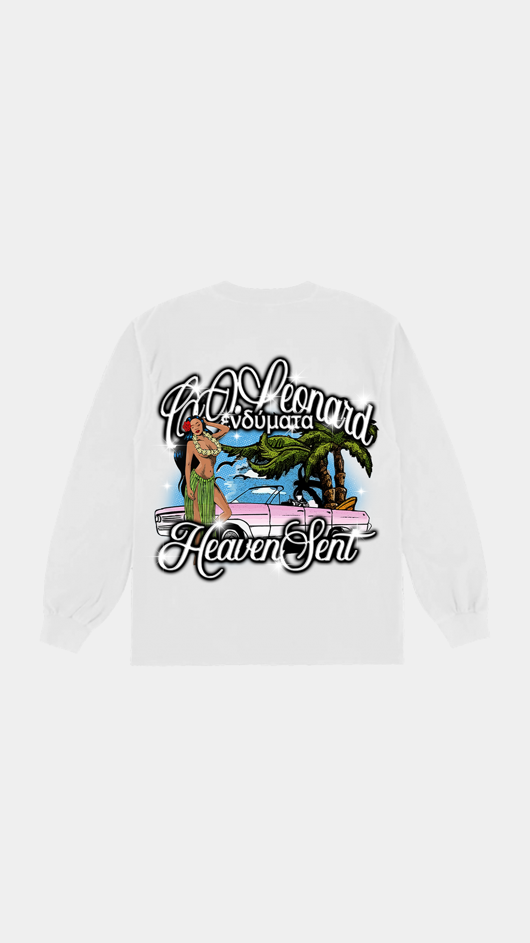 White Heaven Sent Long Sleeve Tee